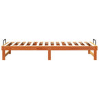 Bettrahmen Braun 90 x 210 cm Massives Kiefernholz