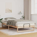 Bettrahmen Braun 100 x 210 cm Massives Kiefernholz