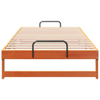 Bettrahmen Braun 100 x 210 cm Massives Kiefernholz