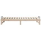 Bettrahmen Braun 80 x 220 cm Massives Kiefernholz