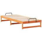 Bettrahmen Braun 100 x 220 cm Massives Kiefernholz