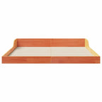 Bettrahmen Wachsbraun 150 x 200 cm Massives Kiefernholz