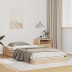 Bettrahmen Natur 100 x 210 cm Massives Kiefernholz