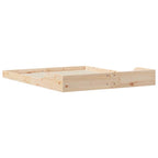 Bettrahmen Braun 140 x 210 cm Massives Kiefernholz