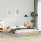 Bettrahmen Braun 160 x 210 cm Massives Kiefernholz