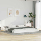 Bettrahmen Weiß 180 x 210 cm Massives Kiefernholz