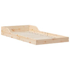 Bettrahmen Natur 80 x 220 cm Massives Kiefernholz