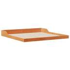 Bettrahmen Wachsbraun 180 x 220 cm Massives Kiefernholz