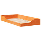 Bettrahmen Wachsbraun 90 x 190 cm Massives Kiefernholz