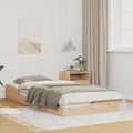 Bettrahmen Braun 80 x 210 cm Massives Kiefernholz
