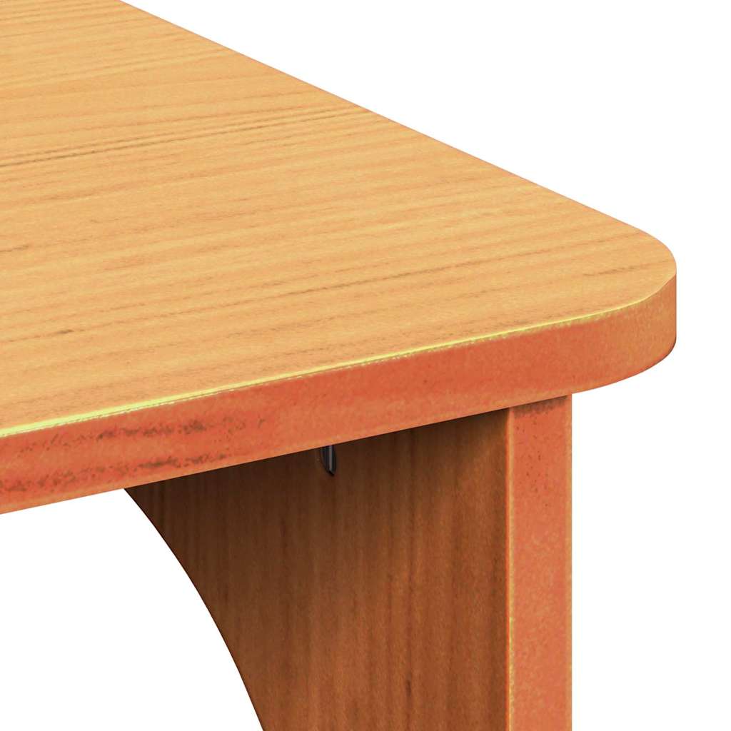 Couchtisch Wachsbraun 80 x 50 x 31 cm Massivholz Kiefer