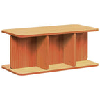 Couchtisch Wachsbraun 80 x 39,5 x 33,5 cm Massivholz Kiefer