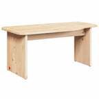 Couchtisch 2 pcs Natur Massivholz Kiefer