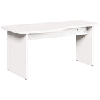 Couchtisch 2 pcs Weiß Massivholz Kiefer