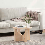 Couchtisch Natur 50 x 50 x 35 cm Massivholz Kiefer