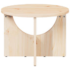 Couchtisch Natur 50 x 50 x 35 cm Massivholz Kiefer