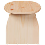 Couchtisch Braun 80 x 40 x 35 cm Massives Kiefernholz