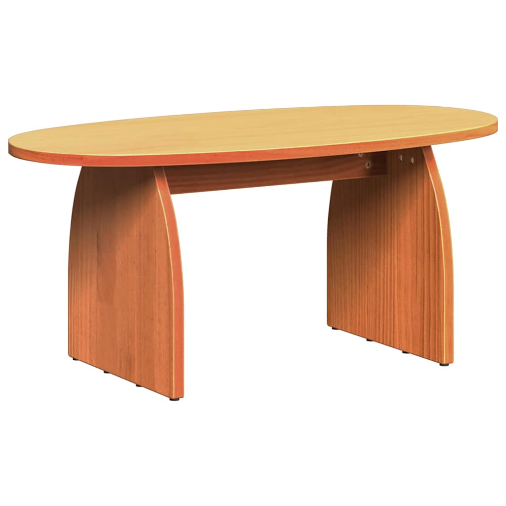 Couchtisch Wachsbraun 80 x 40 x 35 cm Massives Kiefernholz