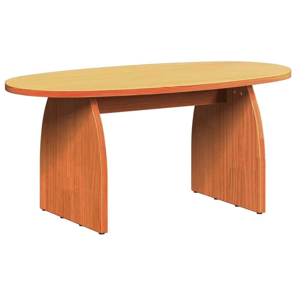 Couchtisch Wachsbraun 80 x 40 x 35 cm Massives Kiefernholz