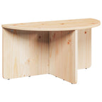 Couchtisch 2 pcs Natur Massivholz Kiefer