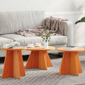 Couchtisch 3 pcs Wachsbraun