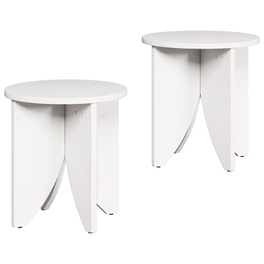 Couchtisch 2 pcs Weiß