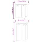 Couchtisch 2 pcs Natur