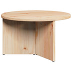 Couchtisch 2 pcs Natur Massivholz Kiefer