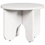 Couchtisch 2 pcs Weiß Massivholz Kiefer