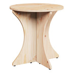 Couchtisch 2 pcs Natur Massivholz Kiefer