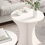 Couchtisch 2 pcs Weiß Massivholz Kiefer