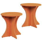 Couchtisch 2 pcs Wachsbraun Massivholz Kiefer
