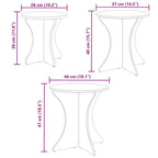 Couchtisch 3 pcs Natur