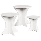 Couchtisch 3 pcs Weiß