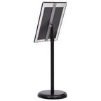 Plakatständer 2 pcs Schwarz 45 x 32,7 x 108 cm Aluminium