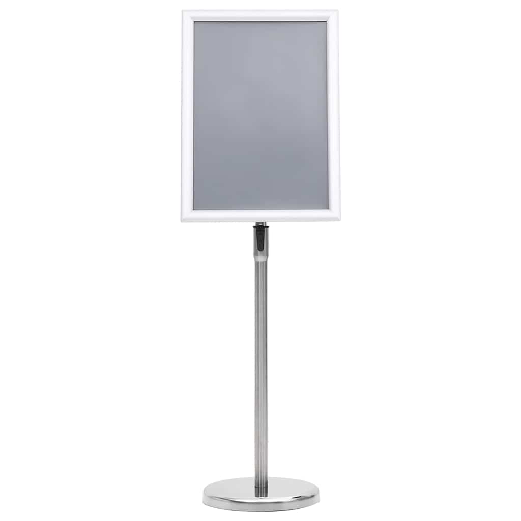 Plakatständer 2 pcs Silber 45 x 32,7 x 108 cm Aluminium