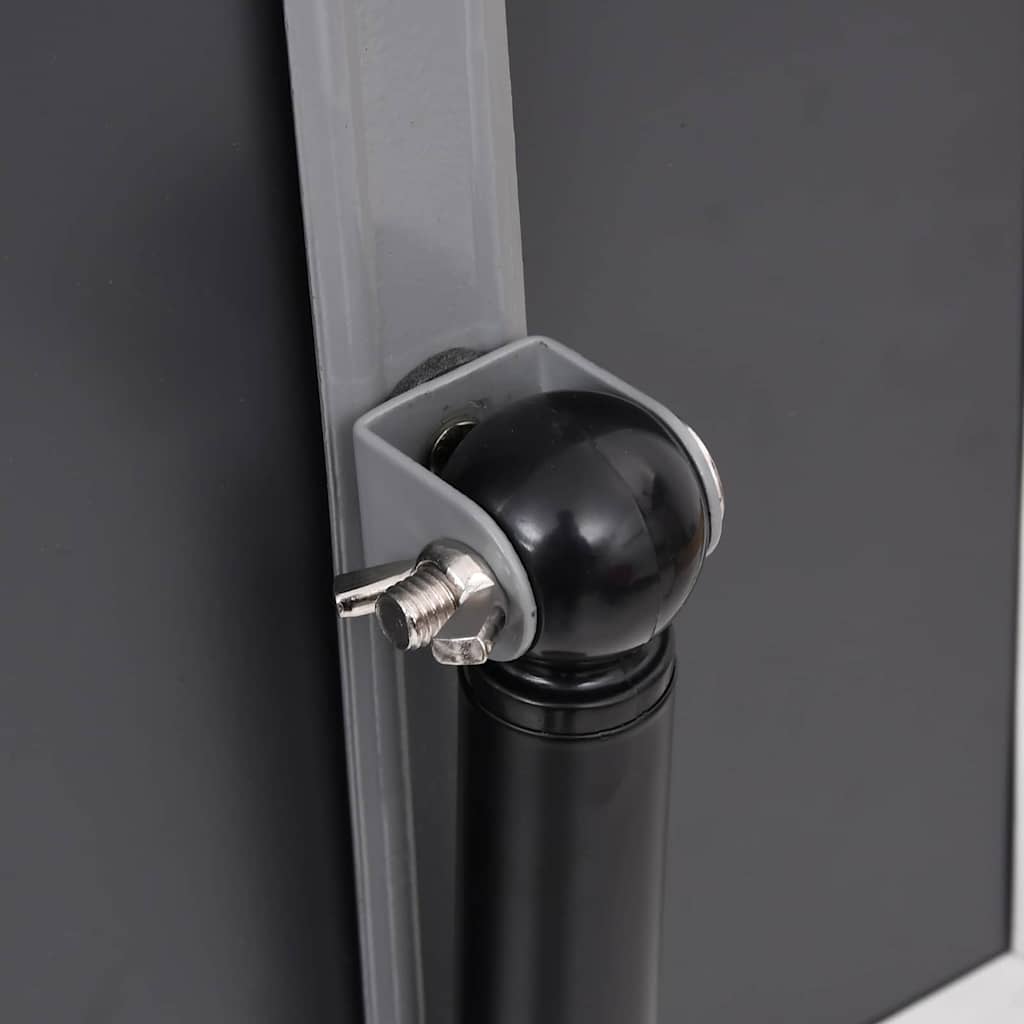 Plakatständer 2 pcs Schwarz 32,7 x 24 x 108 cm Aluminium