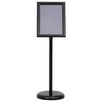 Plakatständer 2 pcs Schwarz 32,7 x 24 x 108 cm Aluminium