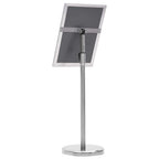 Plakatständer 2 pcs Silber 32,7 x 24 x 108 cm Aluminium