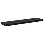 Regalbrett 4 pcs Schwarz 40 x 10 x 1,5 cm Holzwerkstoff