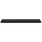 Regalbrett 4 pcs Schwarz 40 x 10 x 1,5 cm Holzwerkstoff