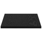 Regalbrett 4 pcs Schwarz 40 x 30 x 1,5 cm Holzwerkstoff