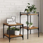 Regalbrett 4 pcs Braun 40 x 40 x 1,5 cm Holzwerkstoff