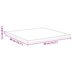 Regalbrett 4 pcs Braun 40 x 40 x 1,5 cm Holzwerkstoff