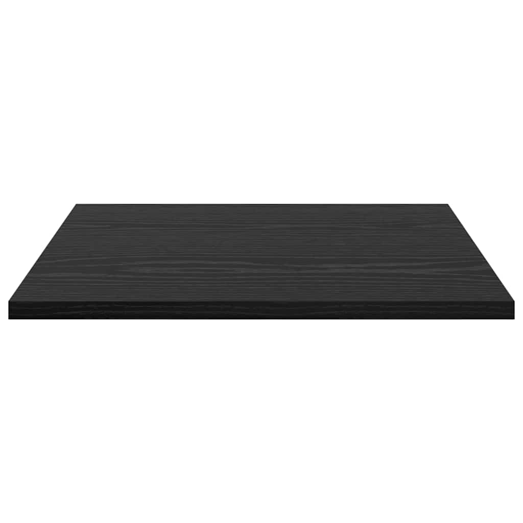 Regalbrett 4 pcs Schwarz 40 x 40 x 1,5 cm Holzwerkstoff