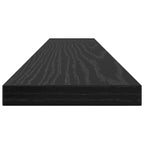 Regalbrett 4 pcs Schwarz 60 x 10 x 1,5 cm Holzwerkstoff