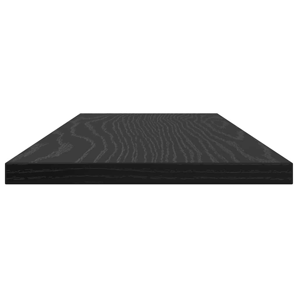 Regalbrett 4 pcs Schwarz 60 x 20 x 1,5 cm Holzwerkstoff