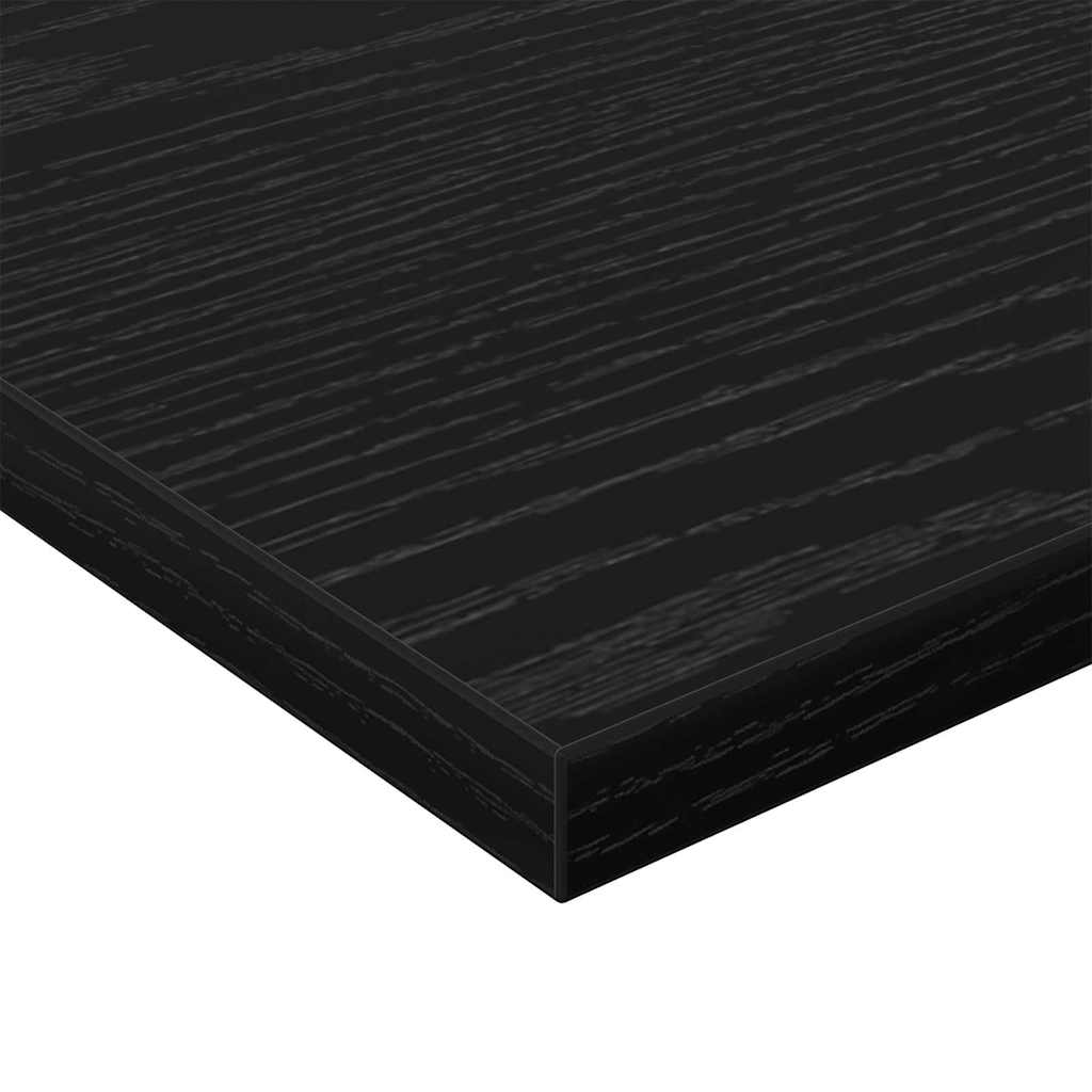 Regalbrett 4 pcs Schwarz 60 x 30 x 1,5 cm Holzwerkstoff