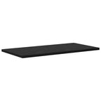 Regalbrett 4 pcs Schwarz 60 x 30 x 1,5 cm Holzwerkstoff