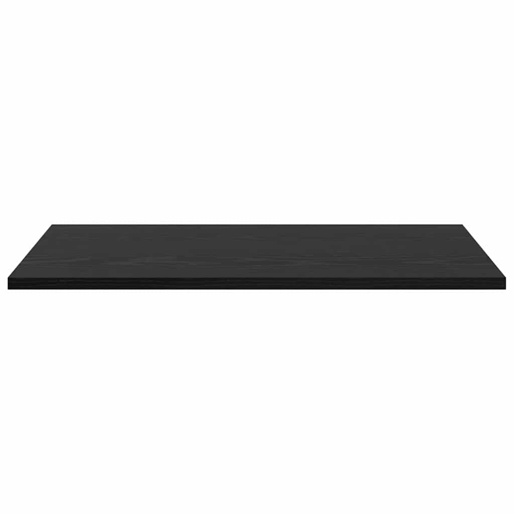 Regalbrett 4 pcs Schwarz 60 x 40 x 1,5 cm Holzwerkstoff